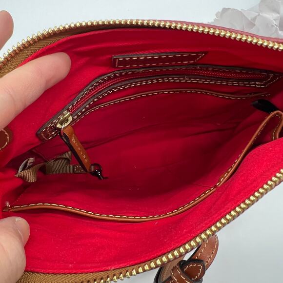 Dooney & Bourke Pebble Leather Crossbody Handbags Wine - Picture 4 of 16